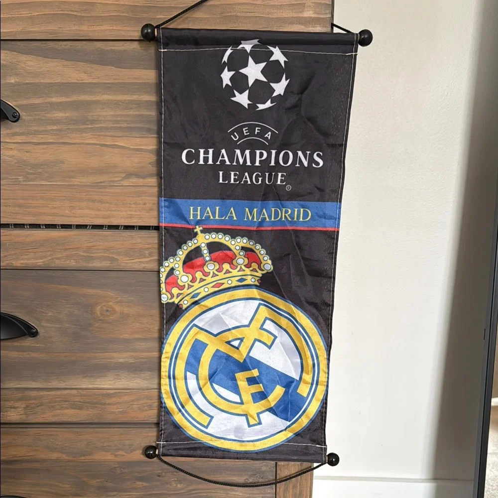 UEFA Champions League Wall Banner - Black and Blue